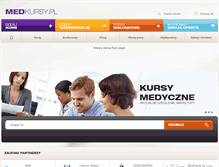 Tablet Screenshot of medkursy.pl